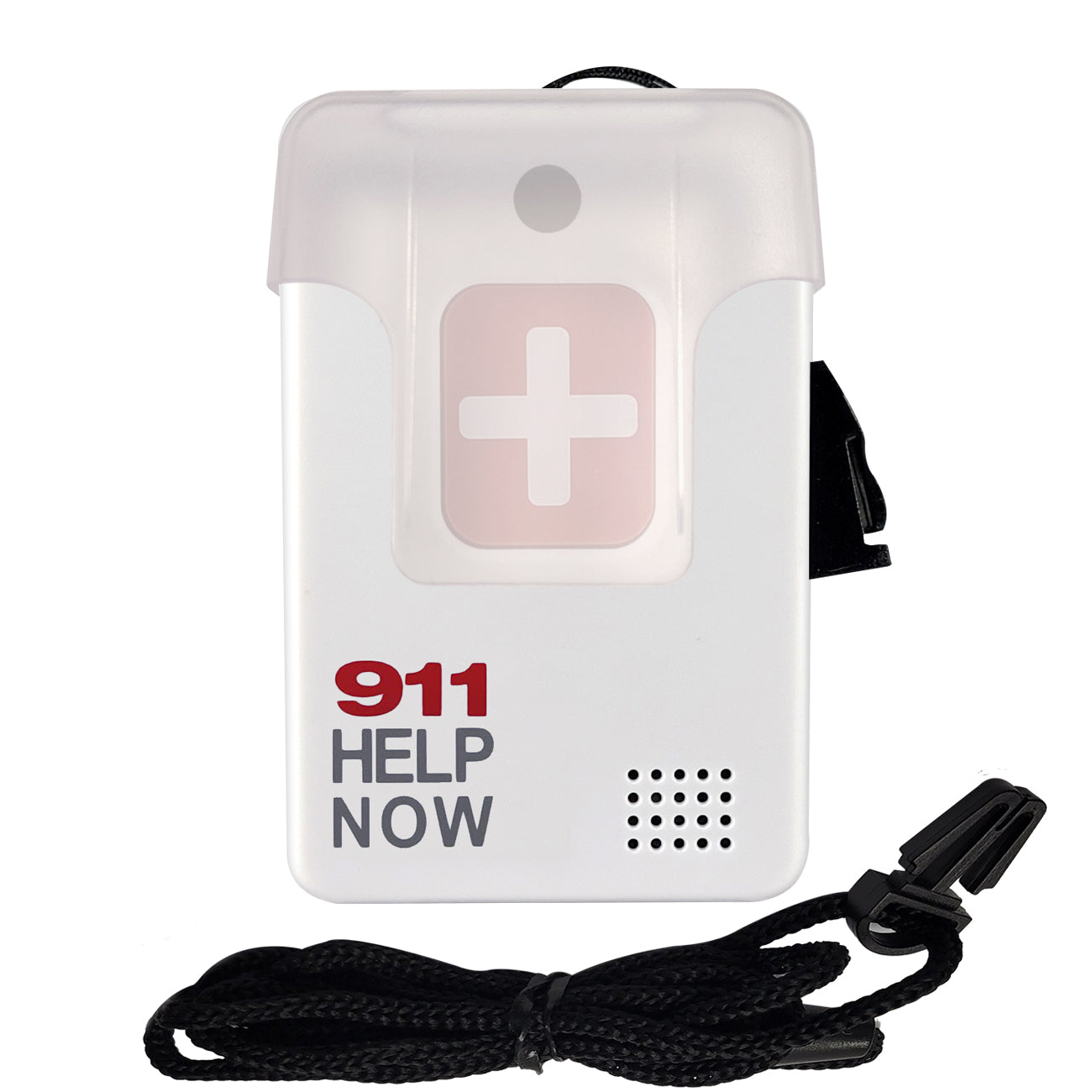 911 Help Now Emergency Pendent - No Monthly Fees Ever - One-Touch Direct Connect, Emergency Communicator Pendant Medical Alert - White