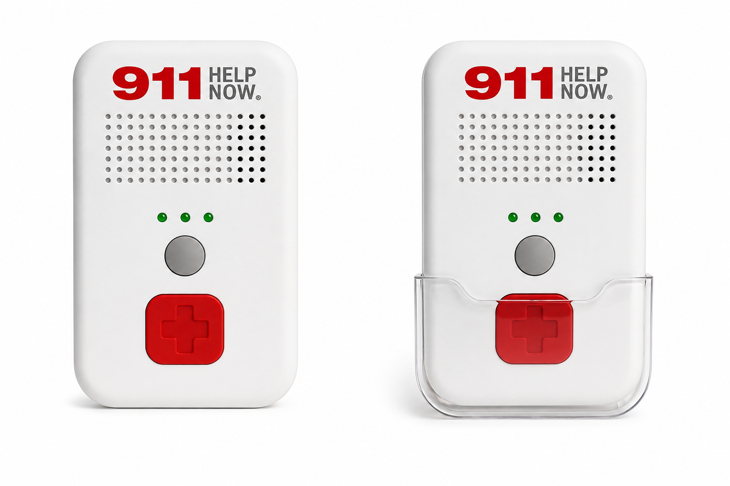 911 Help Now Emergency Pendent - No Monthly Fees Ever - One-Touch Direct Connect, Emergency Communicator Pendant Medical Alert - White