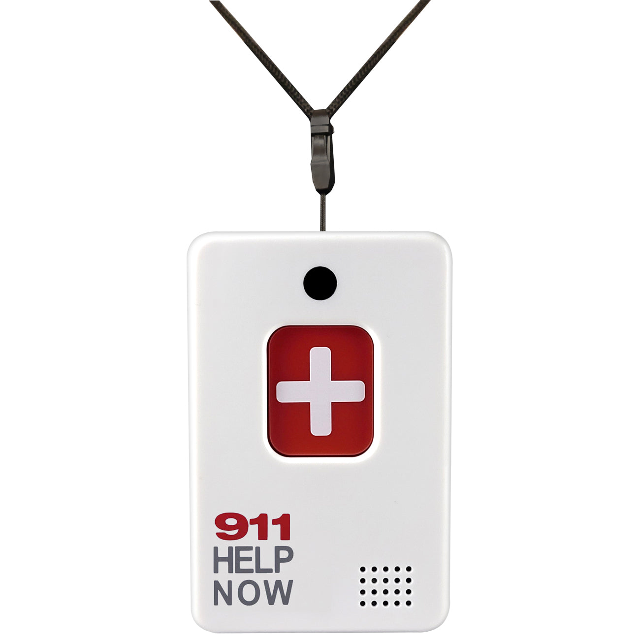 911 Help Now Emergency Pendent - No Monthly Fees Ever - One-Touch Direct Connect, Emergency Communicator Pendant Medical Alert - White